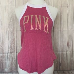 Pink halter top size Xs